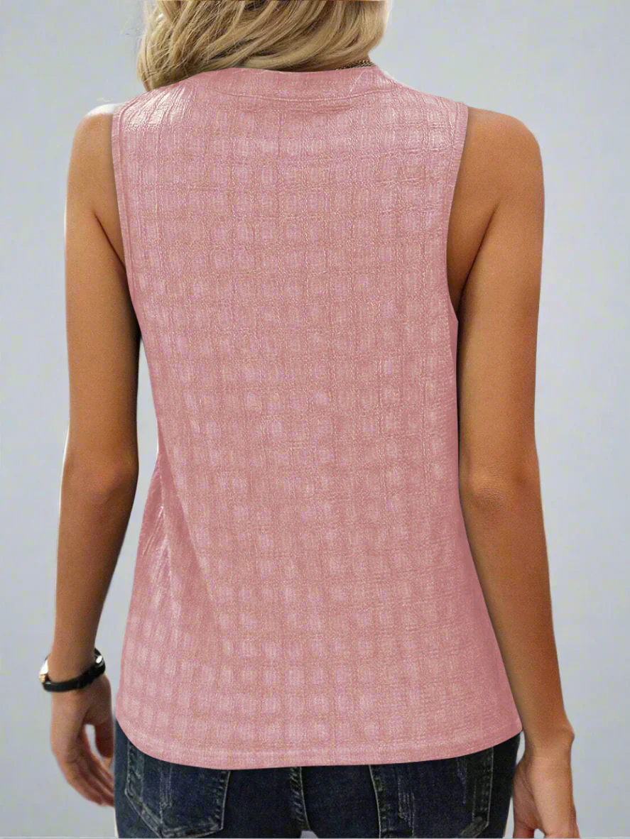 Ava Haut Femme – Top Sans Manches Léger en Tissu Stretch avec Coupe Élégante & Polyvalente - Image 5