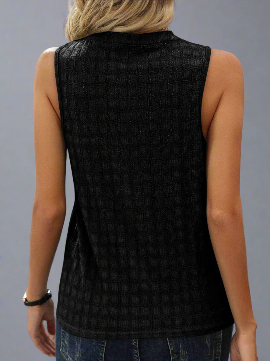 Ava Haut Femme – Top Sans Manches Léger en Tissu Stretch avec Coupe Élégante & Polyvalente - Image 8