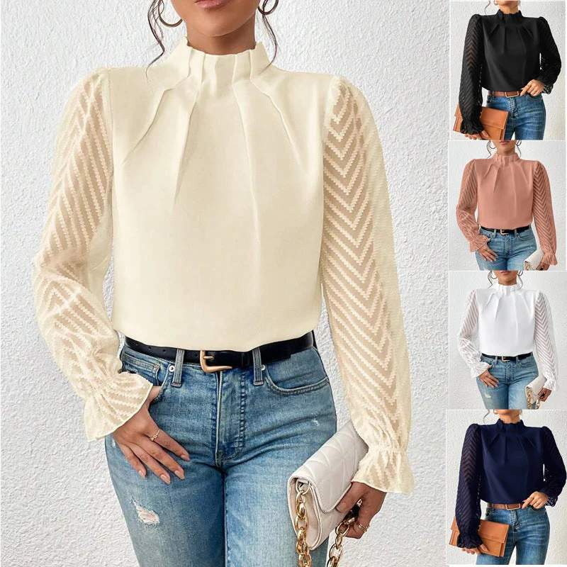Blouse Femme Sophie – Haut Élégant Imprimé, Respirant & Polyvalent pour le Travail et les Loisirs - Image 7