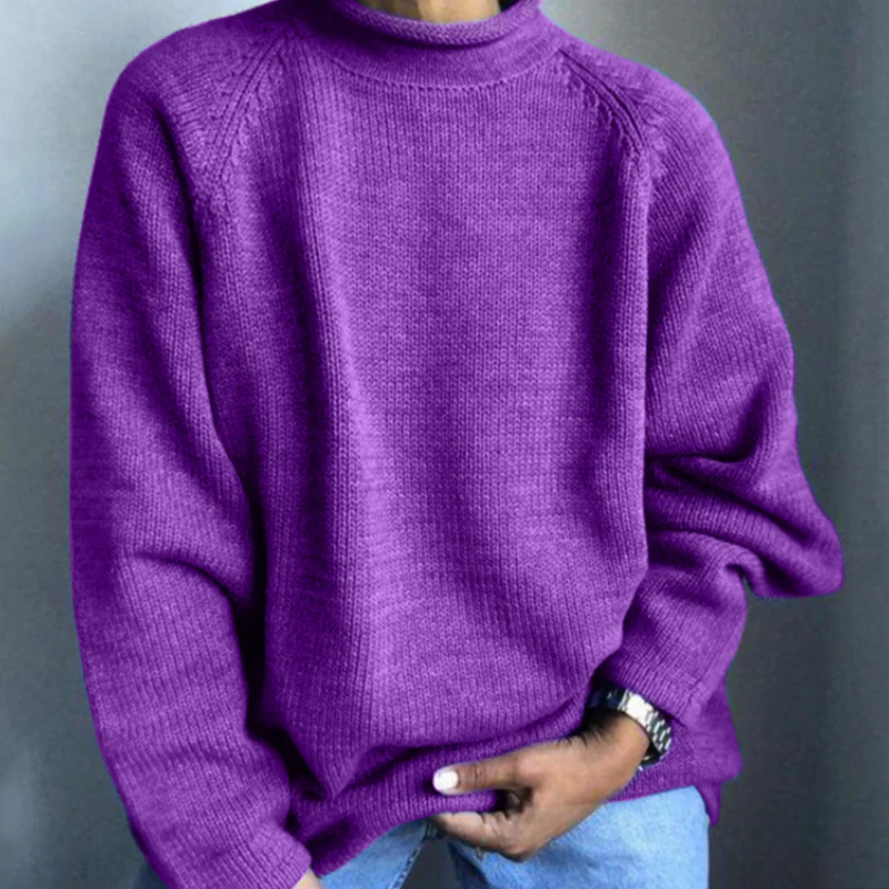 Bobby Pull Homme – Pull Uni Confortable & Élégant pour un Style Quotidien Moderne - Image 4