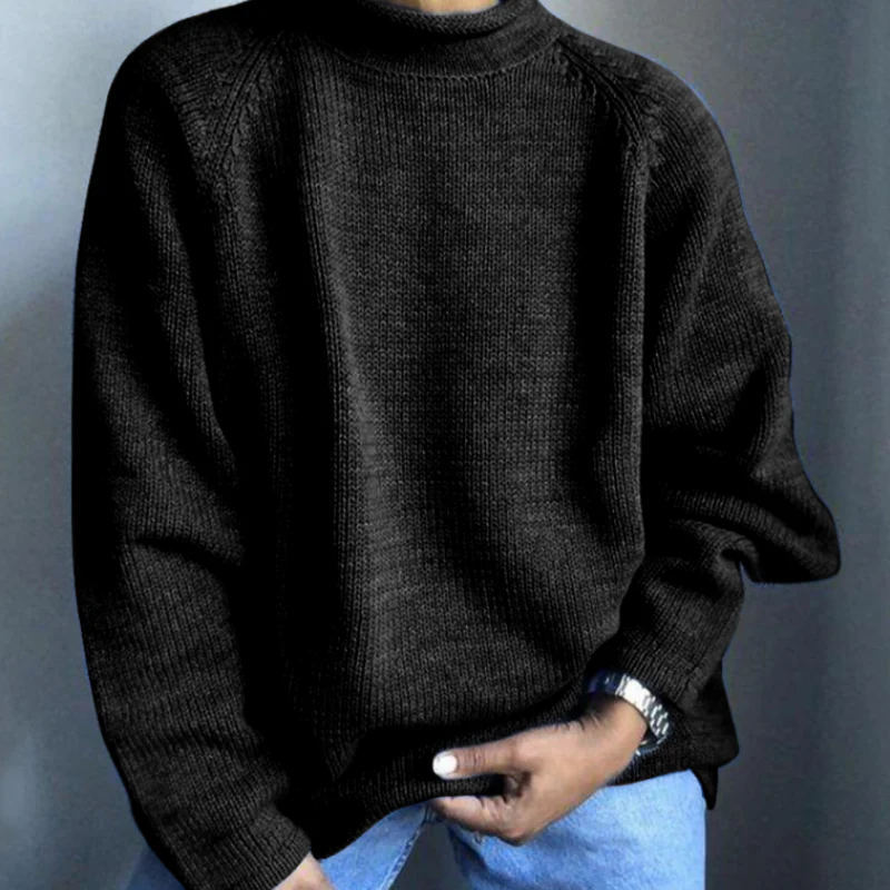 Bobby Pull Homme – Pull Uni Confortable & Élégant pour un Style Quotidien Moderne - Image 7