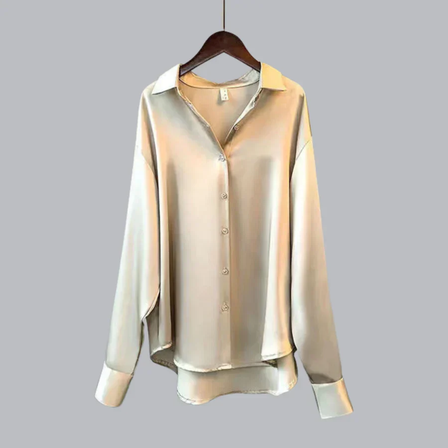 Chemisier Isabelle Femme en Velours – Blouse Cintrée Luxueuse à Coupe Élégante pour Looks Chic et Décontractés - Image 3