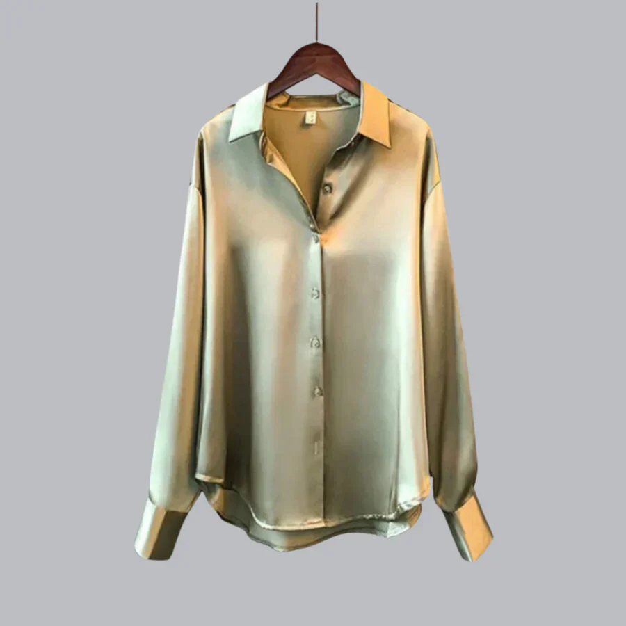 Chemisier Isabelle Femme en Velours – Blouse Cintrée Luxueuse à Coupe Élégante pour Looks Chic et Décontractés - Image 4