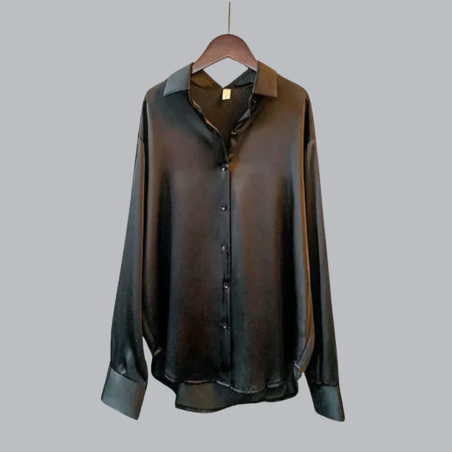 Chemisier Isabelle Femme en Velours – Blouse Cintrée Luxueuse à Coupe Élégante pour Looks Chic et Décontractés - Image 6