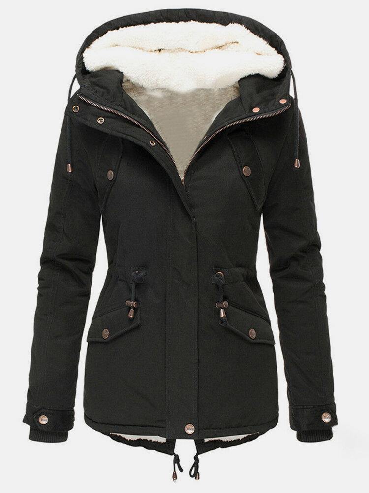 Claire Veste d’Hiver Femme – Manteau Chaud Imperméable avec Capuche & Doublure Douce - Image 5