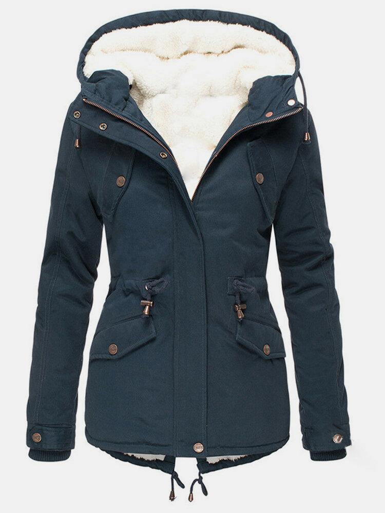 Claire Veste d’Hiver Femme – Manteau Chaud Imperméable avec Capuche & Doublure Douce - Image 6