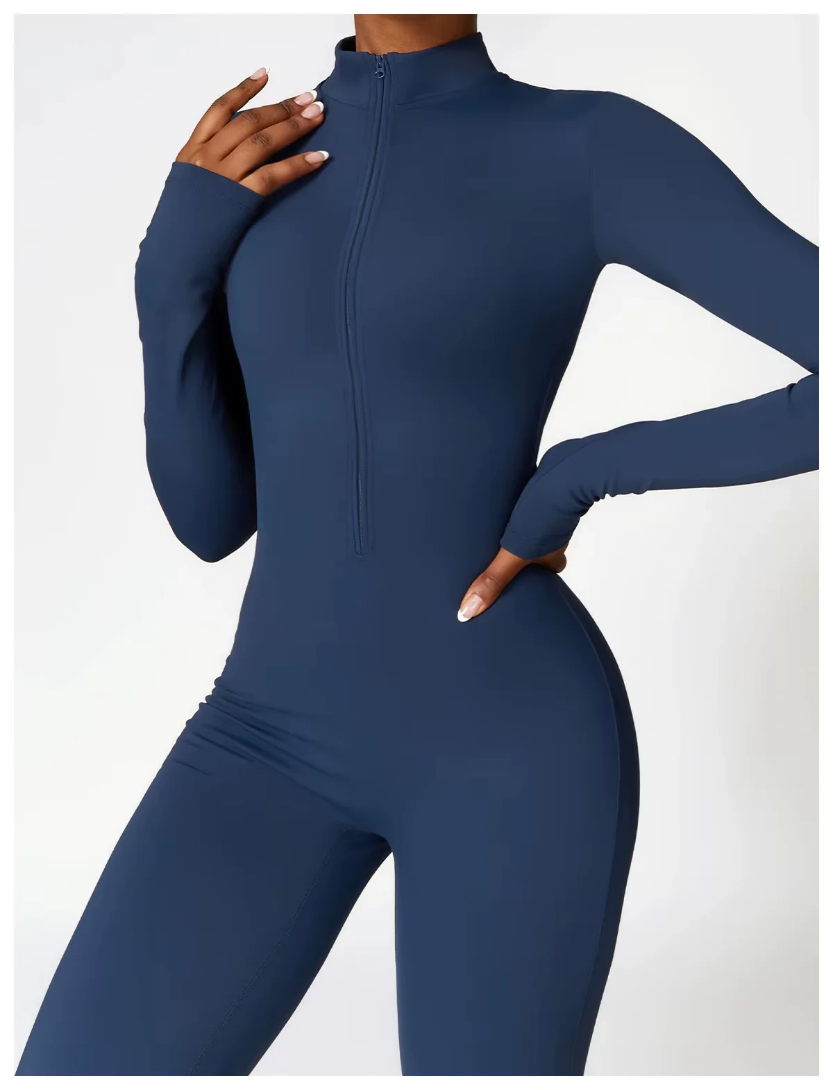 Combinaison Hiver Femme Eya – Combinaison en Polaire Chaude avec Stretch et Col Réglable - Image 3