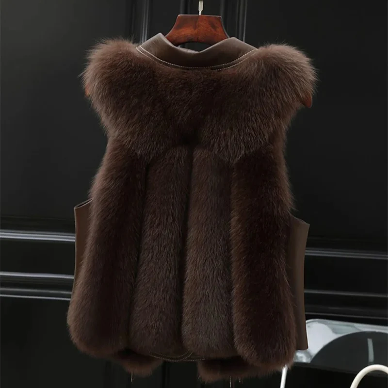 Dilara Gilet Femme en Fausse Fourrure – Design Élégant avec Coupe Ajustable & Doublure Douce - Image 5