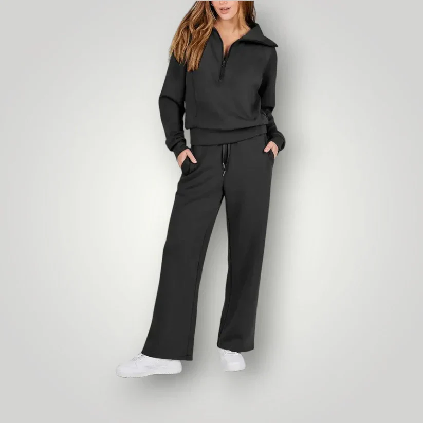 Ellie Ensemble Loungewear Femme – Ensemble Décontracté Confortable avec Coupe Élégante & Tissu Doux - Image 3