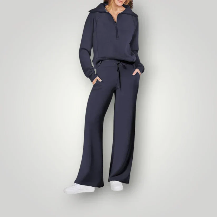 Ellie Ensemble Loungewear Femme – Ensemble Décontracté Confortable avec Coupe Élégante & Tissu Doux - Image 4