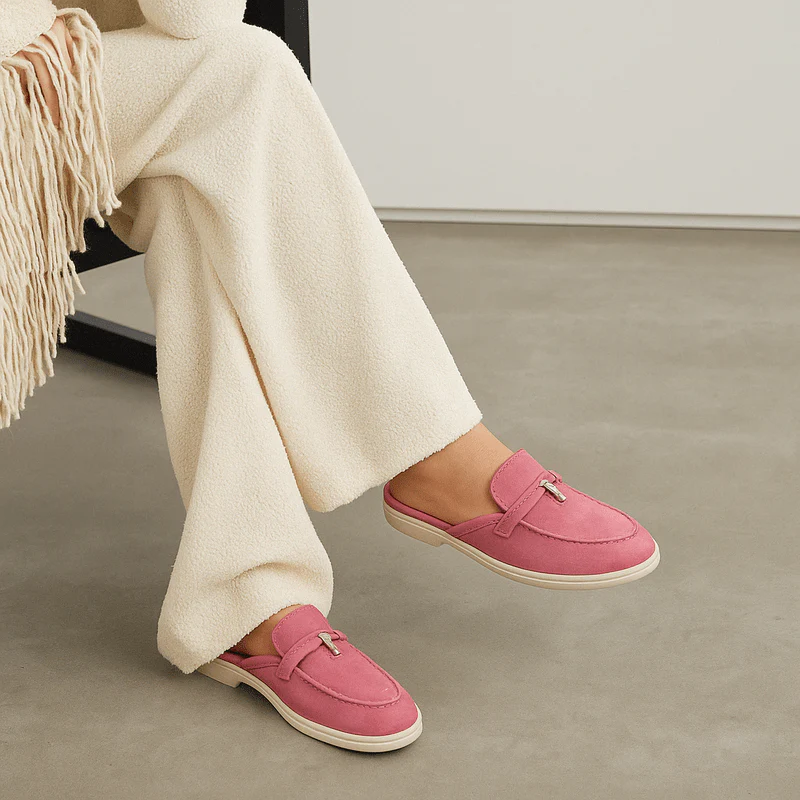 Emary Mules Femme – Mules à Enfiler avec Détail Boucle & Confort Chic Sans Talon - Image 3