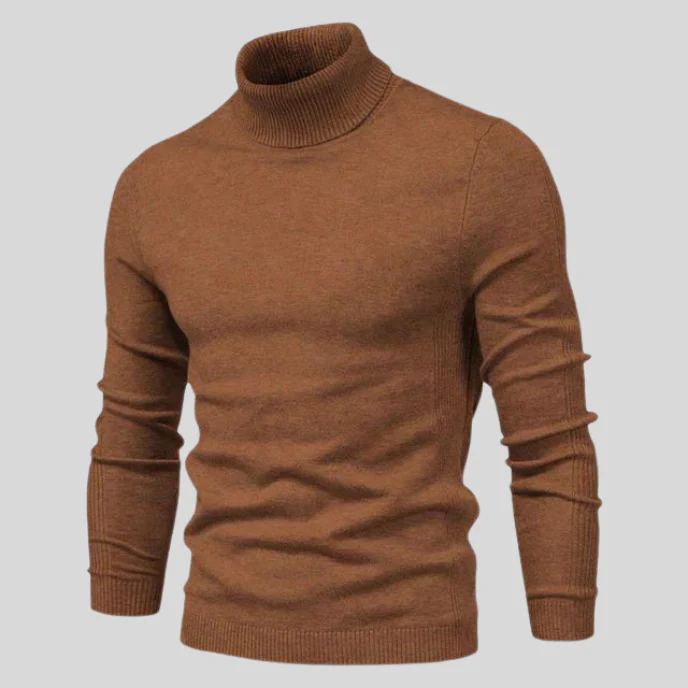 Jerold Pull Homme – Pull Col Montant Élégant & Confortable au Style Polyvalent - Image 3