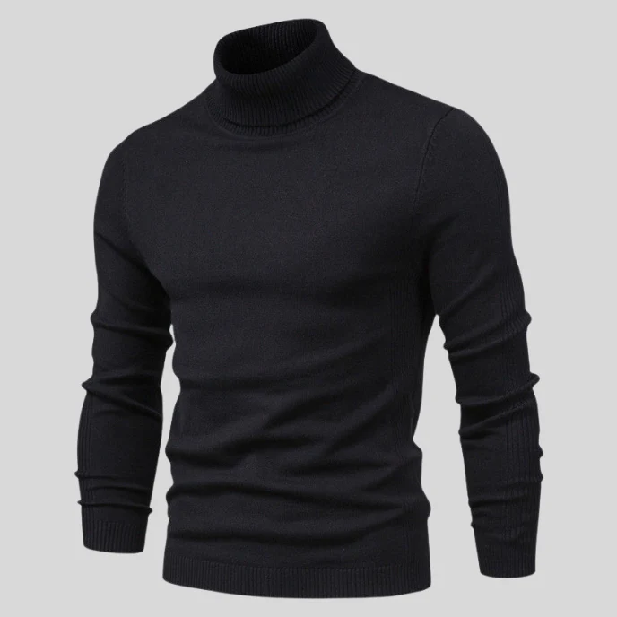 Jerold Pull Homme – Pull Col Montant Élégant & Confortable au Style Polyvalent - Image 5