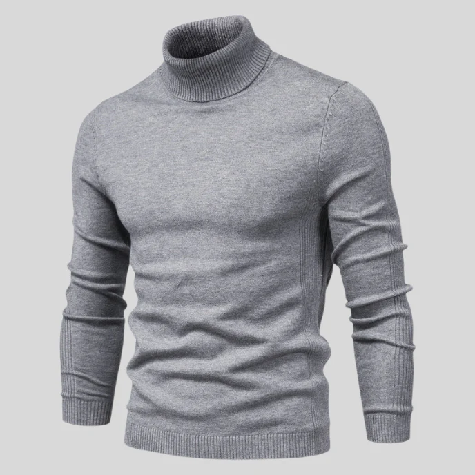 Jerold Pull Homme – Pull Col Montant Élégant & Confortable au Style Polyvalent - Image 8
