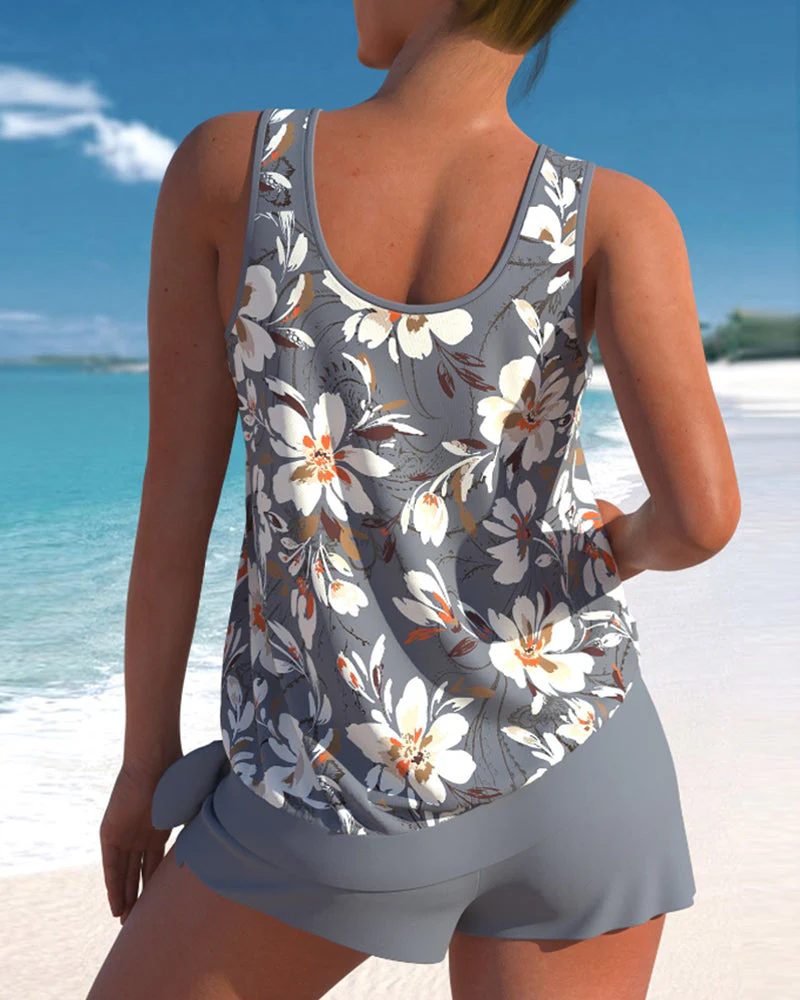 Julia Tankini Femme – Maillot 2 Pièces Confortable avec Coques Rembourrées & Coupe Flatteuse - Image 3