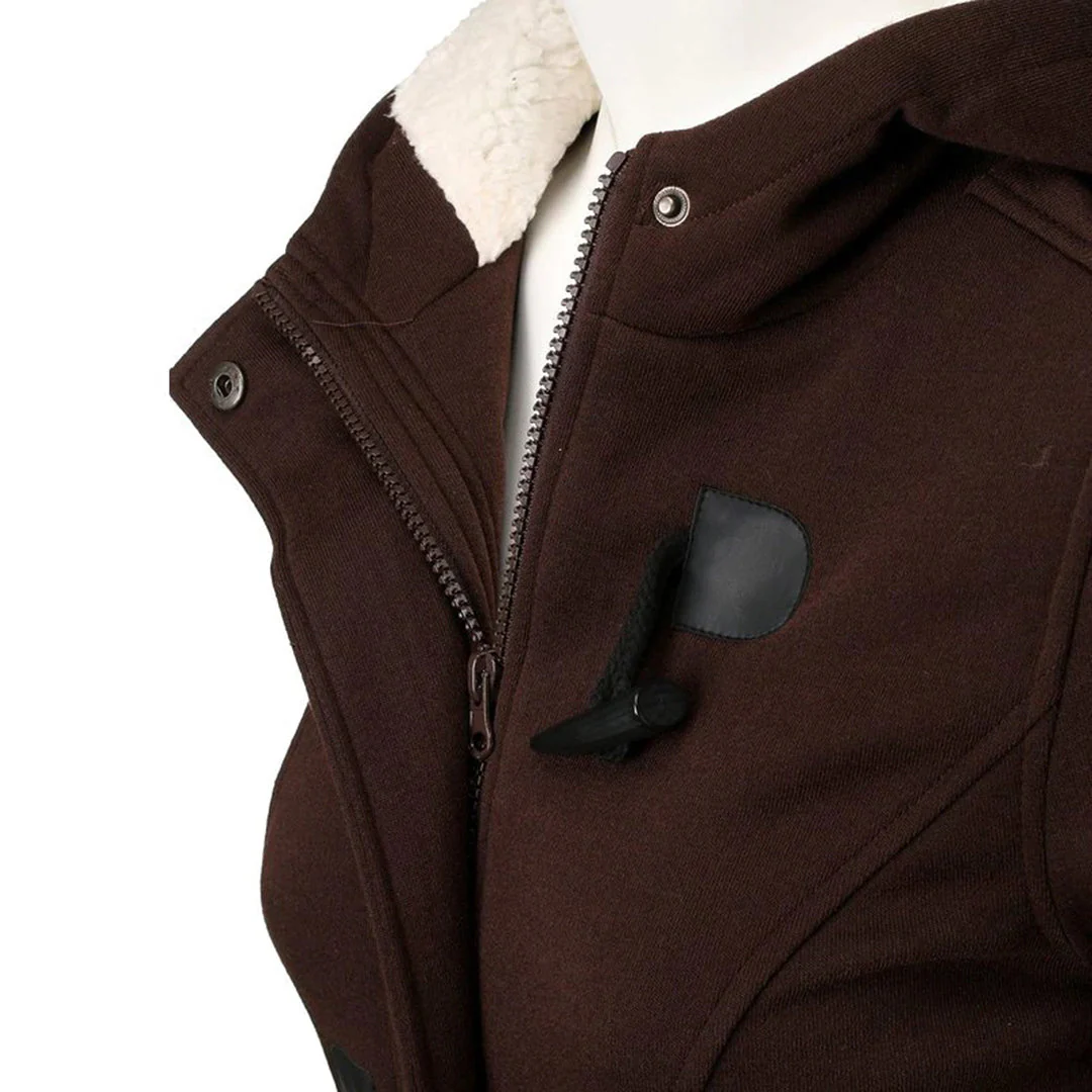 Katalina Manteau Femme Long Hiver – Élégant, Chaud avec Capuche Intégrée & Poches Pratiques - Image 9