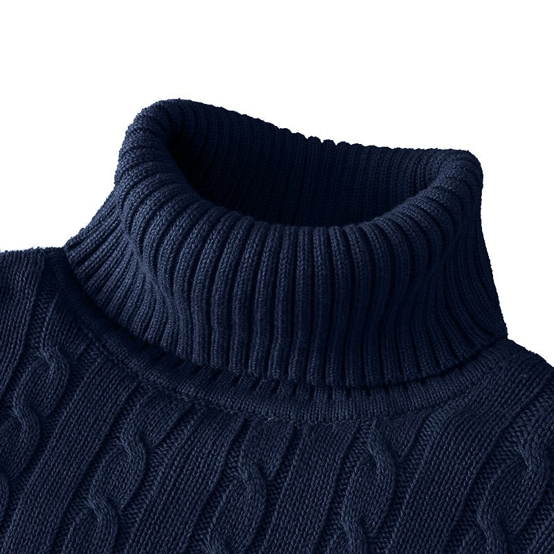 Klaus Pull Col Roulé Homme – Tricot Exclusif Élégant & Confortable en Maille Haut de Gamme - Image 11