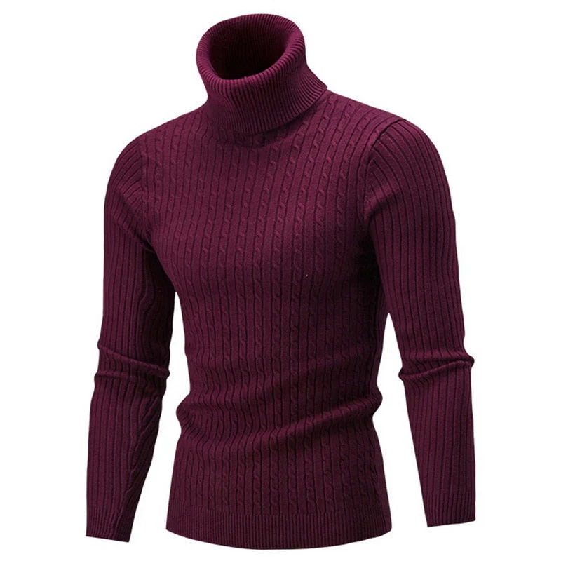 Klaus Pull Col Roulé Homme – Tricot Exclusif Élégant & Confortable en Maille Haut de Gamme - Image 3