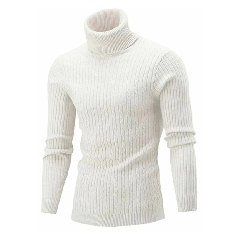 Klaus Pull Col Roulé Homme – Tricot Exclusif Élégant & Confortable en Maille Haut de Gamme - Image 6