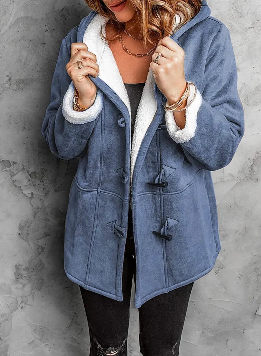 Liana Veste Femme Hiver – Chaude, Doublure Confortable avec Capuche & Style Décontracté - Image 3