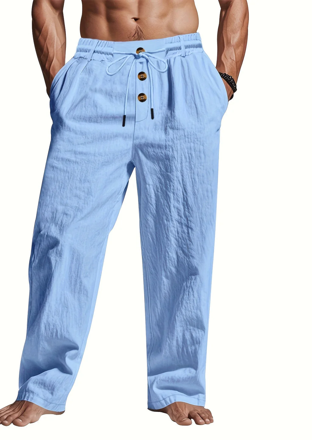 Loyd Short Homme – Short Estival Léger avec Taille Élastique & Coupe Confortable - Image 3