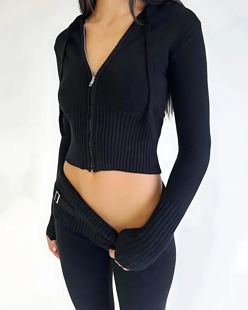 Madilynn Ensemble Femme – Tenue Cocooning Chic & Sexy avec Confort Luxueux - Image 4