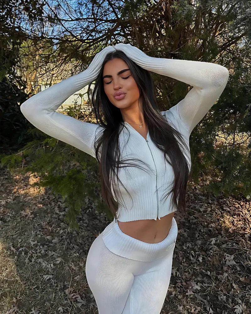 Madilynn Ensemble Femme – Tenue Cocooning Chic & Sexy avec Confort Luxueux - Image 9