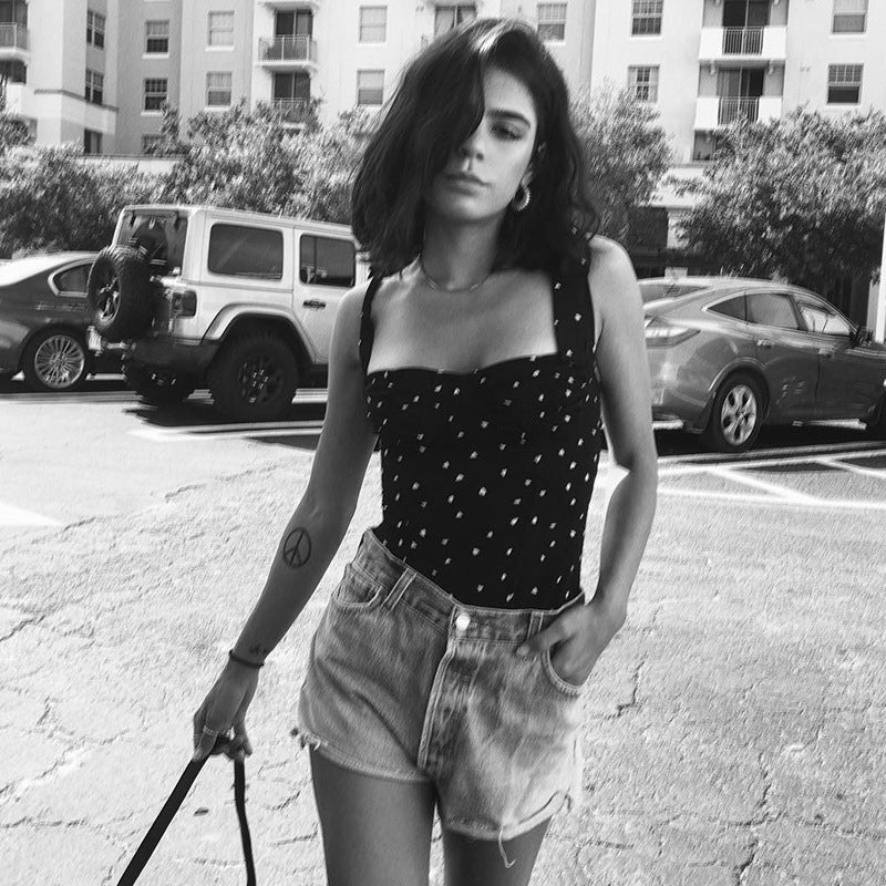 Maeve Dotted Top – Blouse Légère avec Pois Ludiques et Coupe Élégante - Image 4