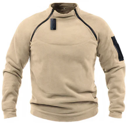 Mandric Pull Homme – Sweat Polaire Tactique avec Poches Cachées & Fermetures Épaules Pratiques - Image 4