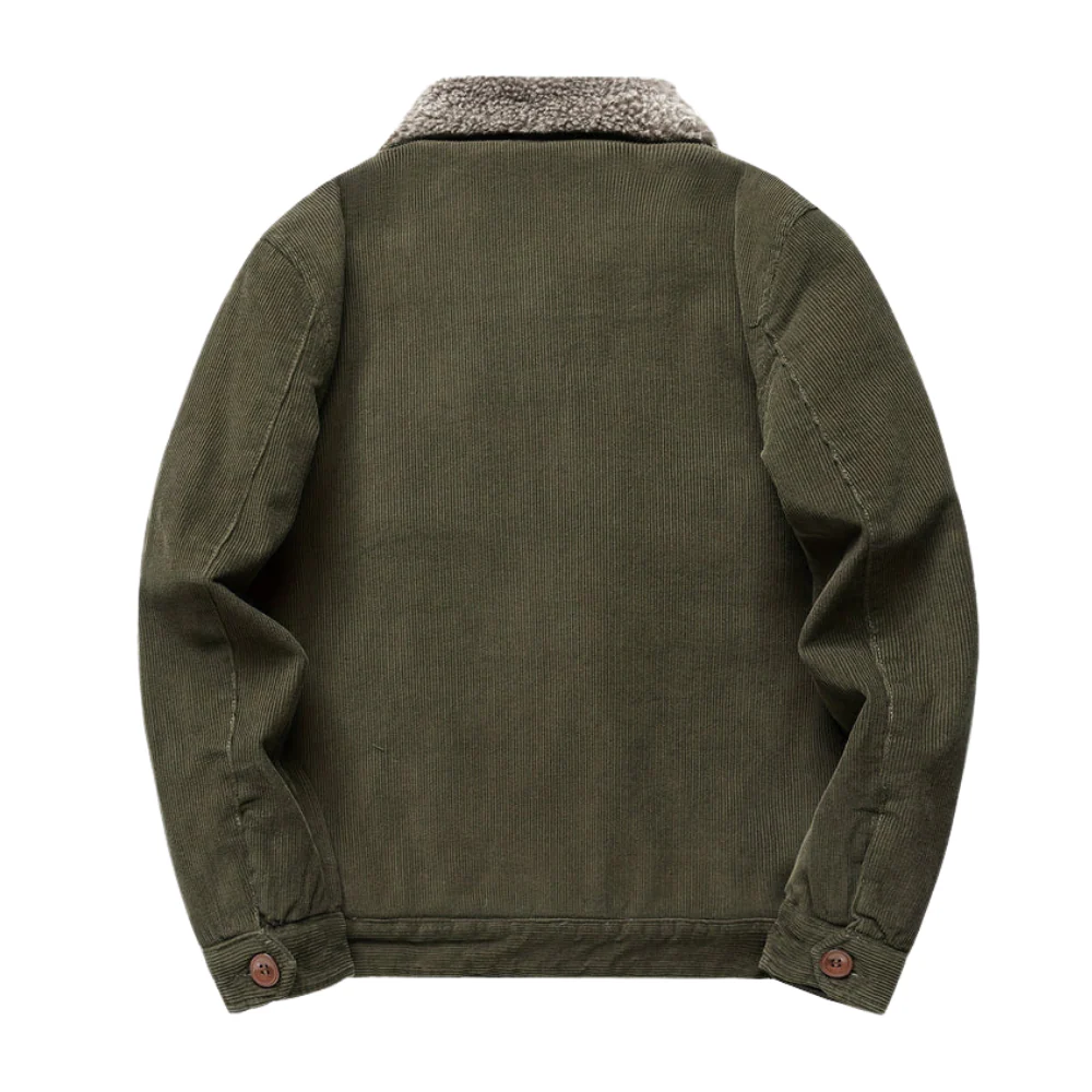 Manteau En Coton Léger Avec Poche Sur La Poitrine Pour L'extérieur Pour Les Hommes - Image 4