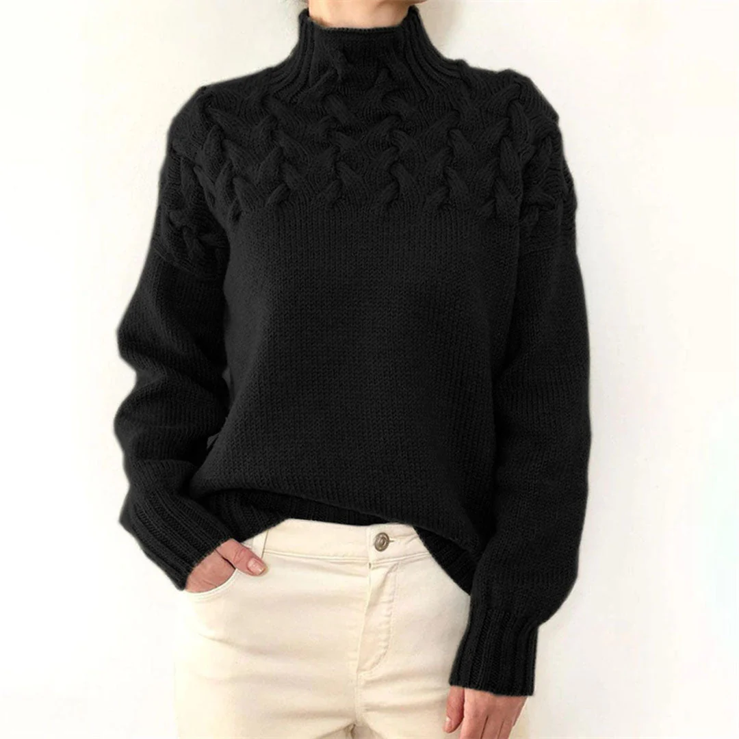 Mikayla Pull Femme – Pull à Col Roulé en Maille Chaud & Élégant pour l’Hiver - Image 6