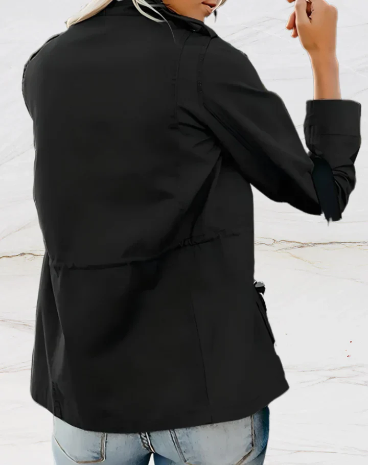 Nora Veste Femme – Élégante Veste à Manches Longues avec Quatre Poches Pratiques - Image 3