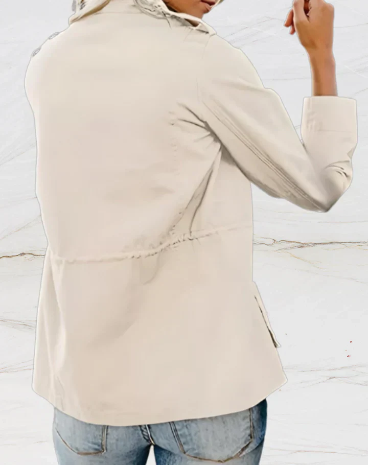 Nora Veste Femme – Élégante Veste à Manches Longues avec Quatre Poches Pratiques - Image 5