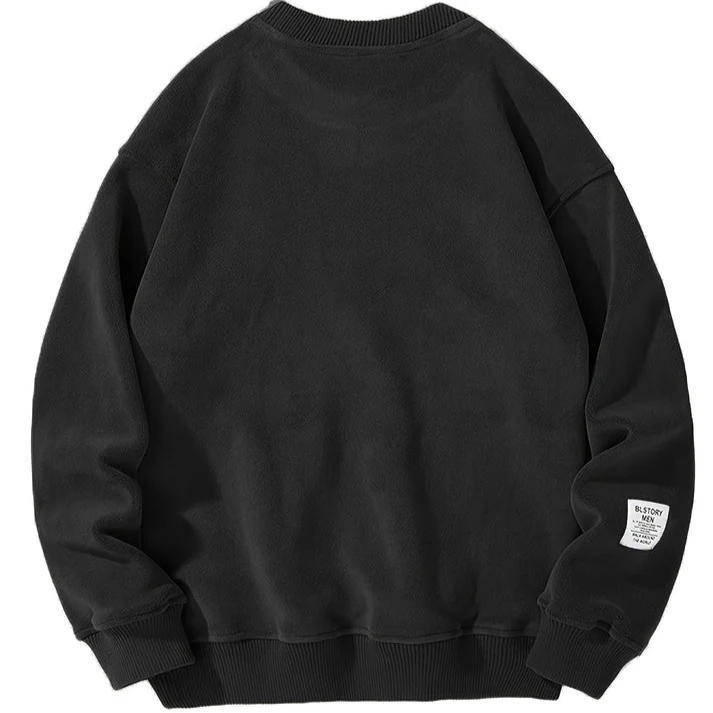 Pull Décontracté À Col Rond Avec Lettres Brodées Pour Hommes - Image 7