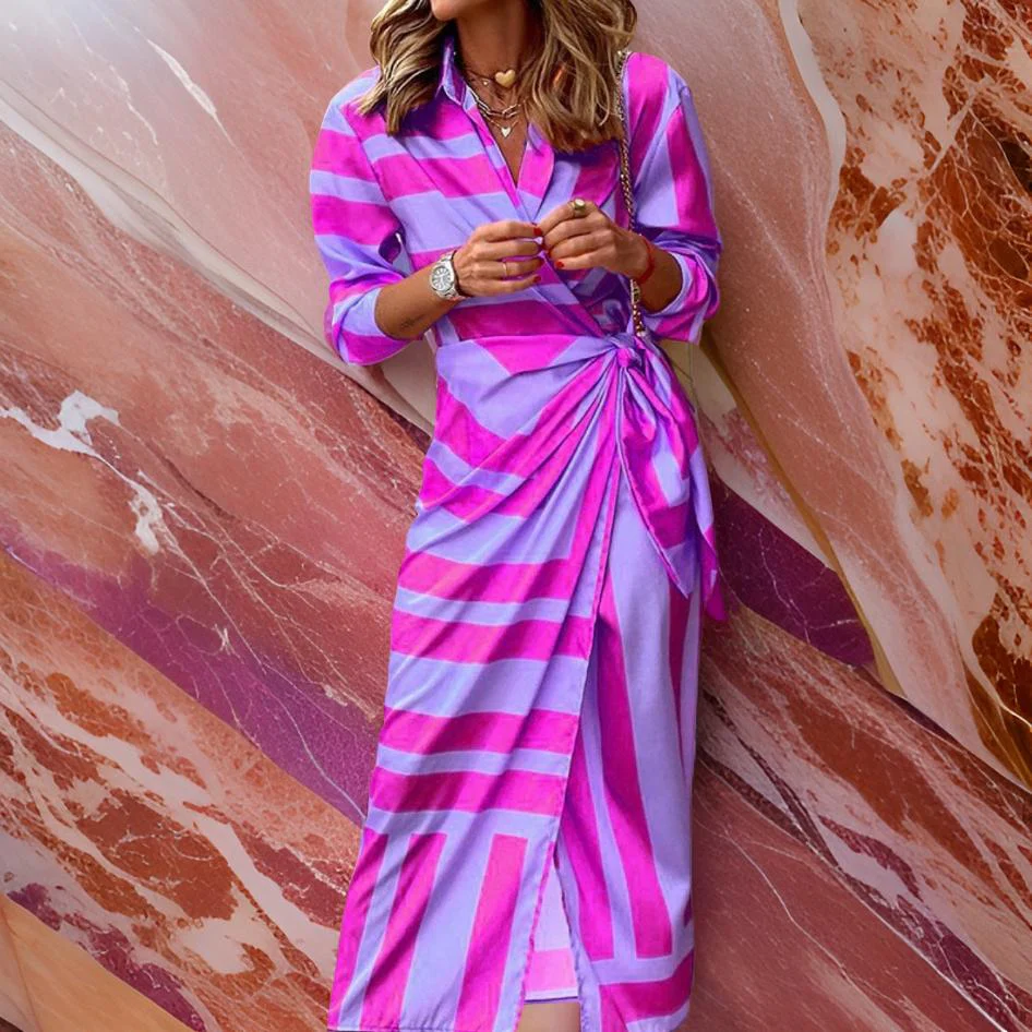 Robe portefeuille femme Miral – Coupe élégante, silhouette flatteuse & design estival - Image 17