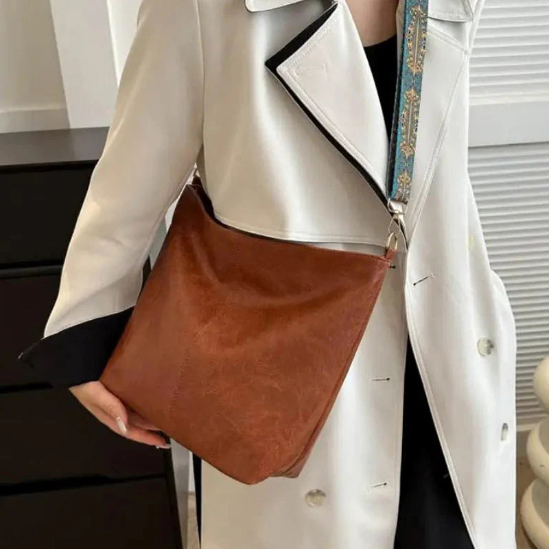 Sac Bandoulière Femme Wanda – Sac Élégant en PU avec Fermeture Éclair & Format Compact Quotidien - Image 4