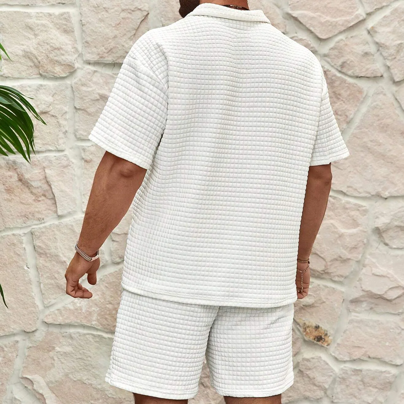 Silas Ensemble Homme de Luxe – Polo en Coton Respirant et Short Assorti, Confort Estival - Image 7