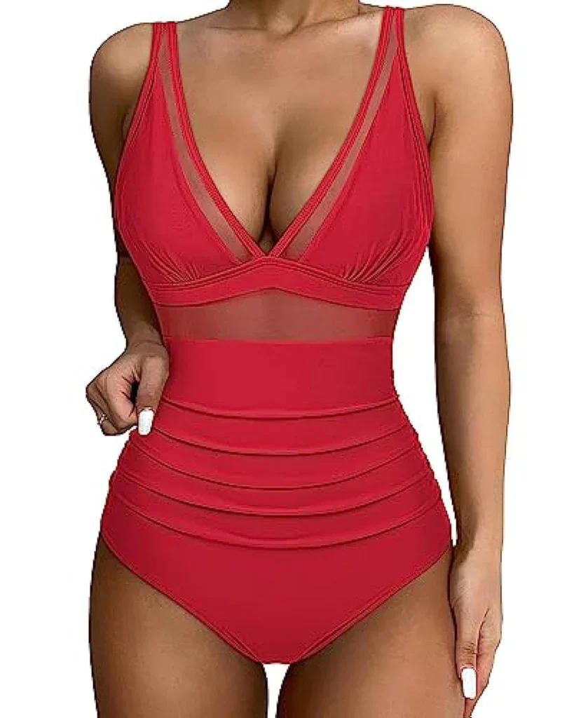 Sophie Maillot de Bain Femme – Coupe Ajustée avec Bretelles Réglables & Séchage Rapide - Image 10