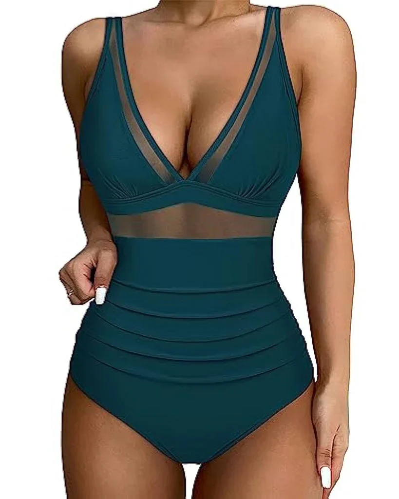 Sophie Maillot de Bain Femme – Coupe Ajustée avec Bretelles Réglables & Séchage Rapide - Image 9
