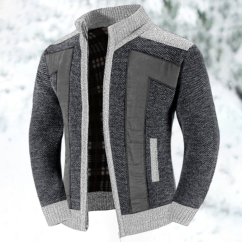 Thom Gilet Zippé Homme – Couche en Maille Douce et Chaude avec Coupe Moderne & Confort Isolant Léger - Image 4