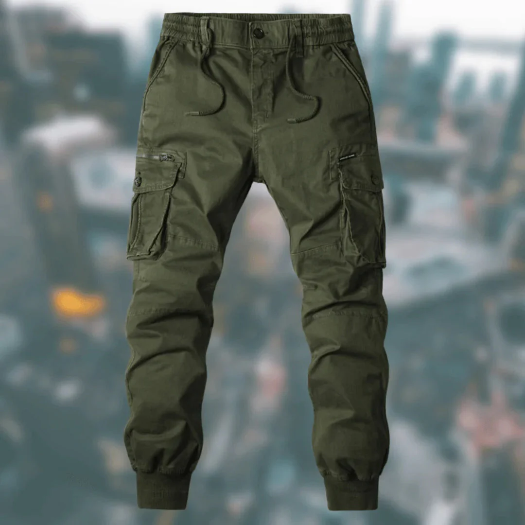Troy Pantalon Cargo Homme – Confort Décontracté avec Poches Multiples & Taille Ajustable - Image 3