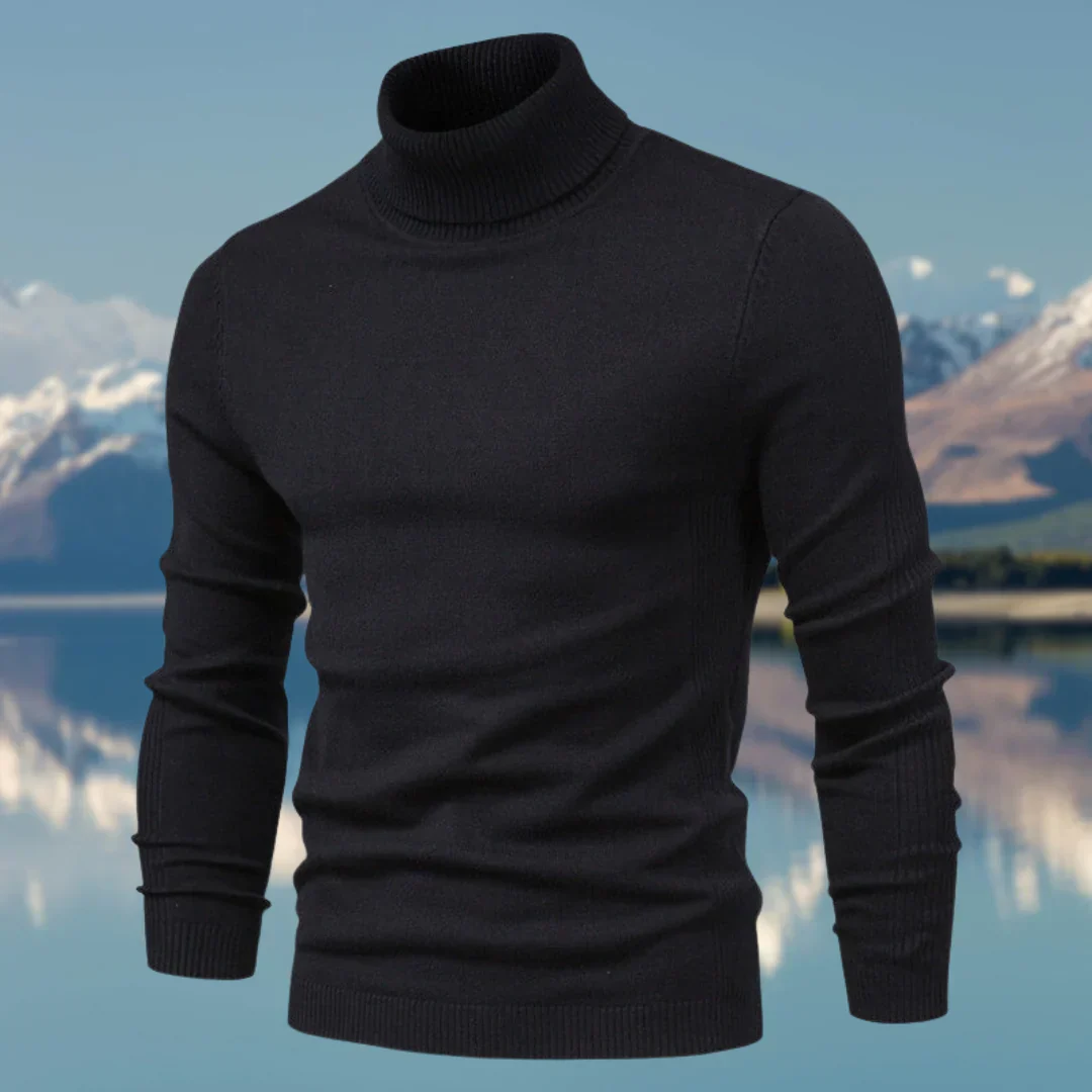 Vince Pull Col Roulé Homme – Classique en Maille Douce, Ajusté & Élégant pour l’Hiver - Image 3