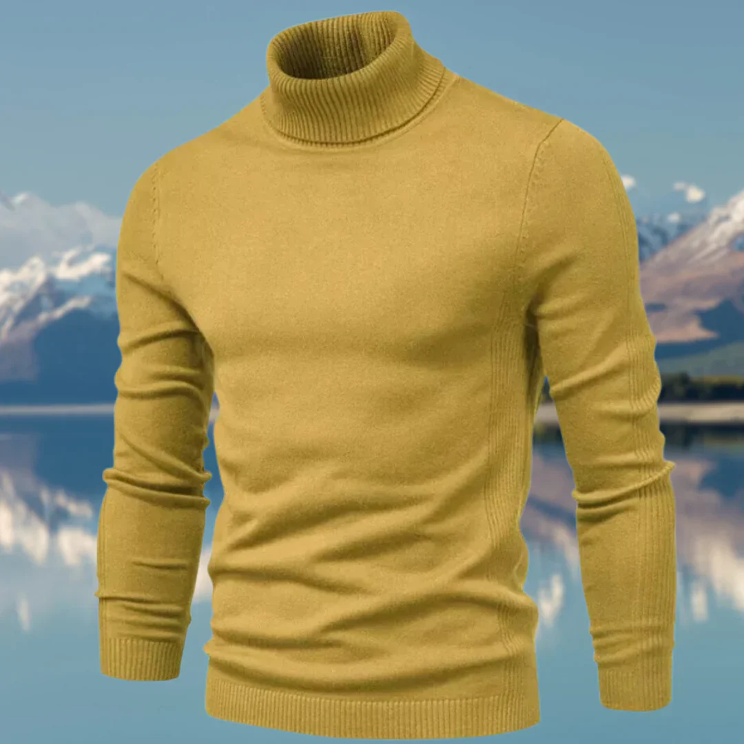 Vince Pull Col Roulé Homme – Classique en Maille Douce, Ajusté & Élégant pour l’Hiver - Image 8